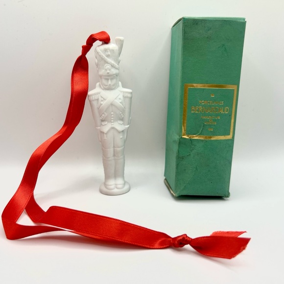 Bernardaud Limoges Porcelain Christmas Ornament Bundle – Set of 5 with Boxes - Picture 8 of 16